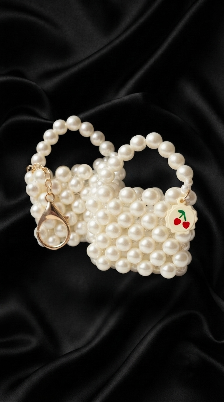Cherry Blossom Pearl Bag